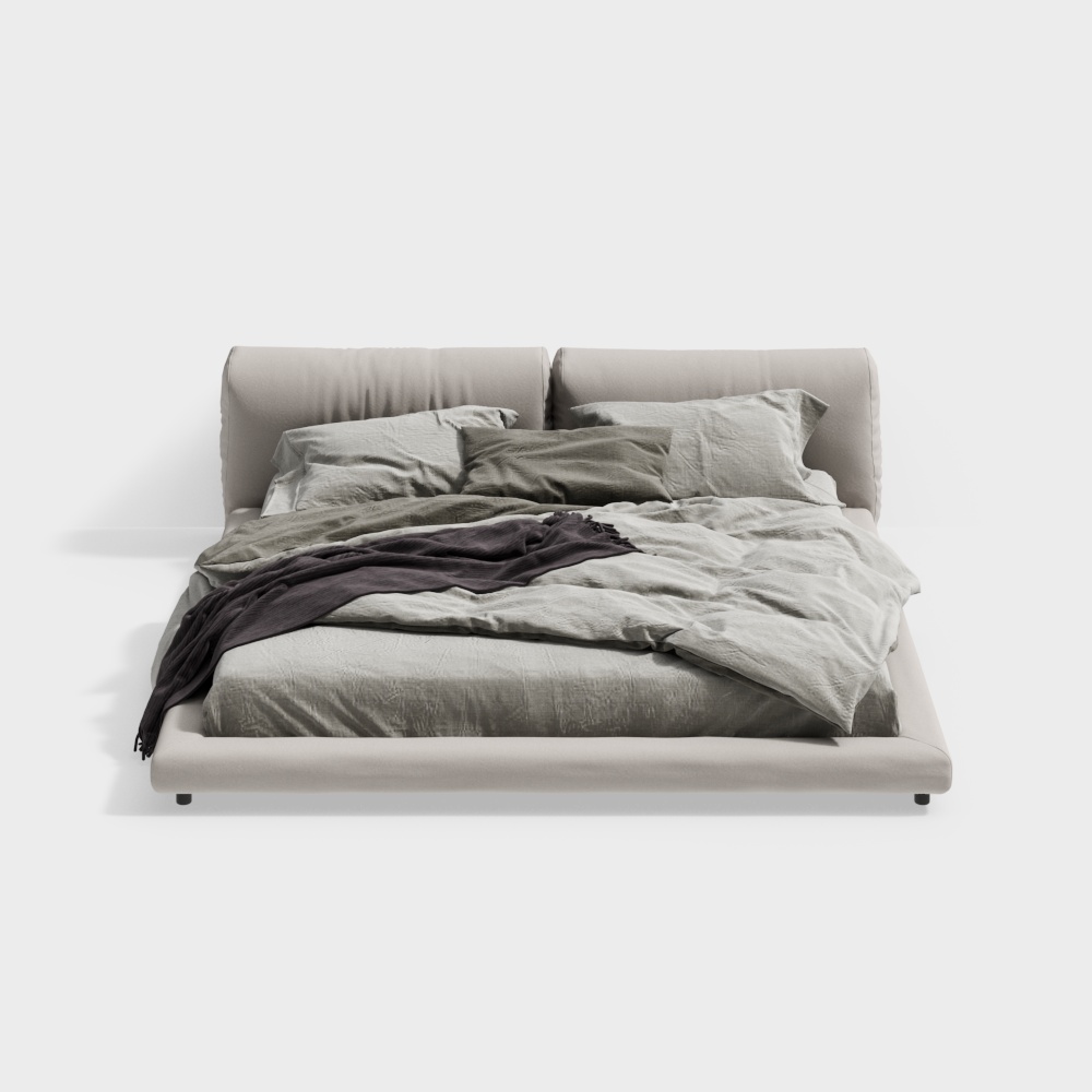 Giường đôi hiện đại