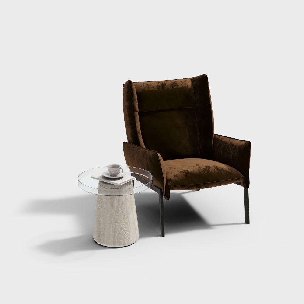 Set di Tavolo e Sedia Moderna per Tempo Libero