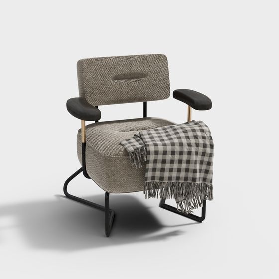 Cozy Reading Chair 3D model