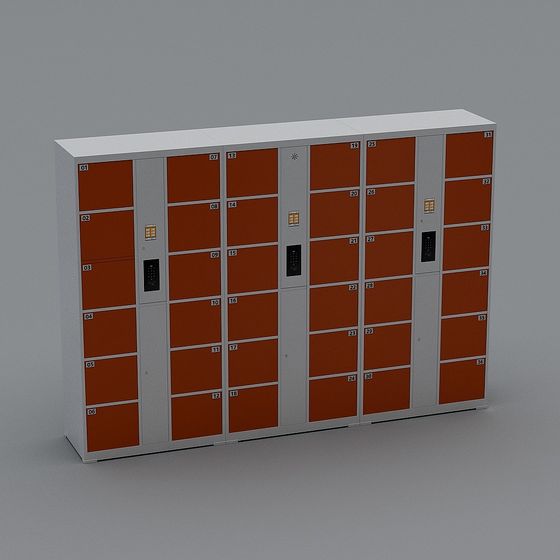 Modern Smart Storage Cabinet 3D model