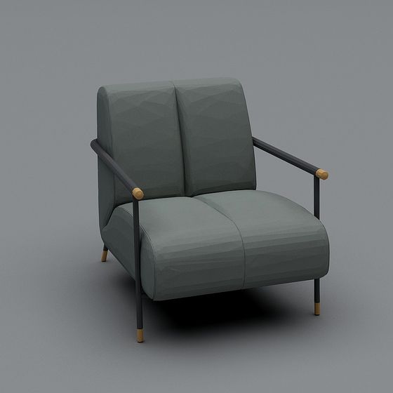 Chic Urban Lounge Chair 3D model for Modern Interiors