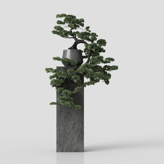 ネオチャイニーズな植物の装飾