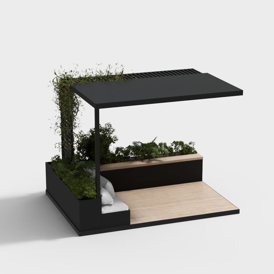 Urban Oasis 3D Model for Creative Projects