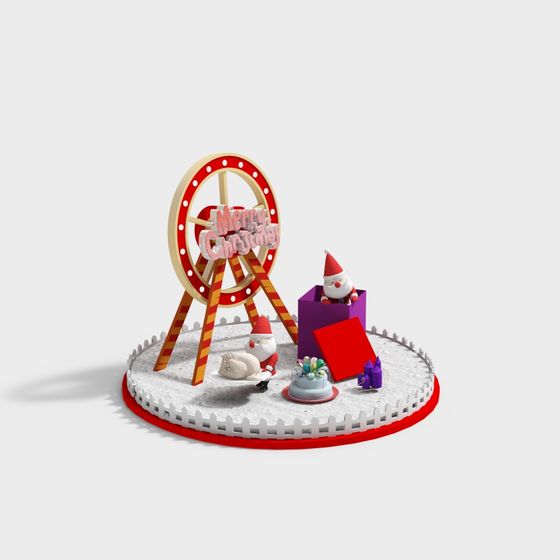 Merry Christmas Miniature 3D model