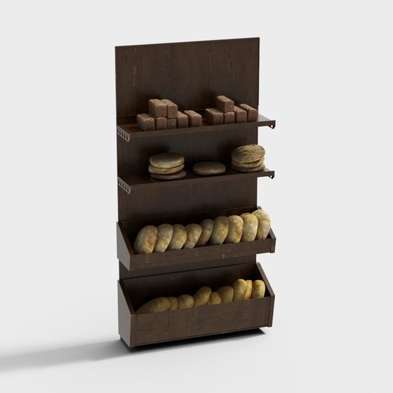 Étagères de boulangerie modernes