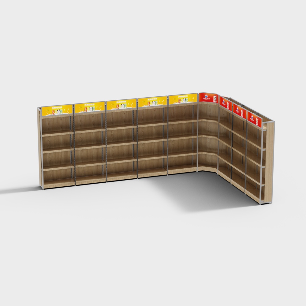 Étagères de tabac et de vin modernes