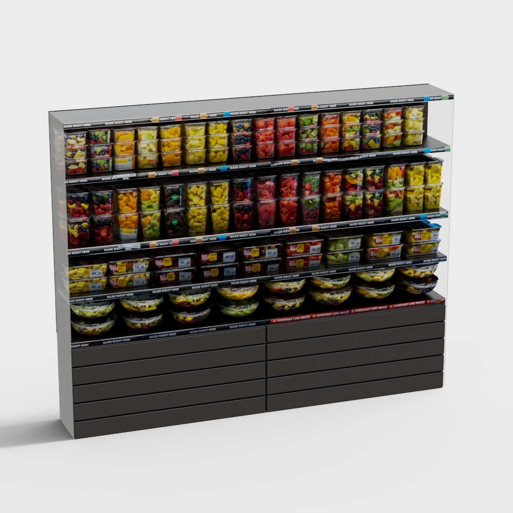 fast food shelves