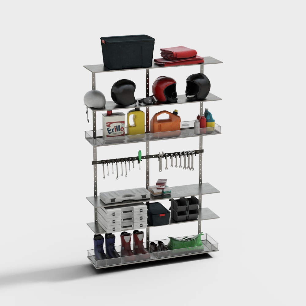 Hardware tool shelves
