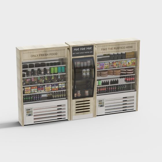Mini Market Vending Machine 3D model