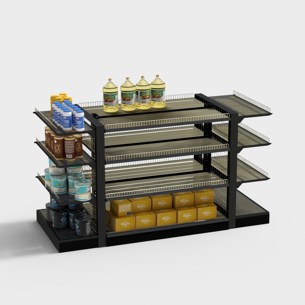 shopping mall shelves