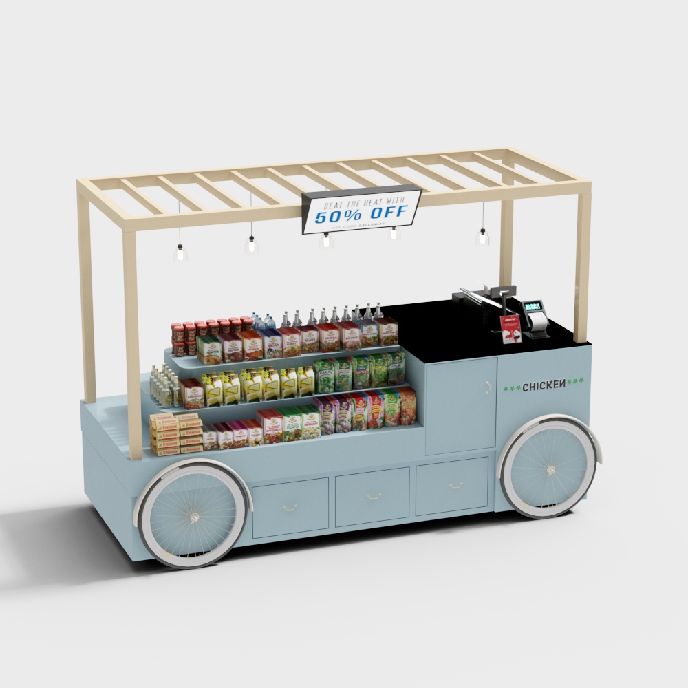 modern vending cart