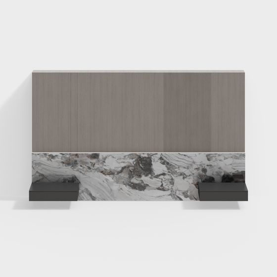 Minimalist Living Room TV Cabinet 3D model