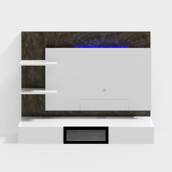 Urban Elegance Media Console 3D model