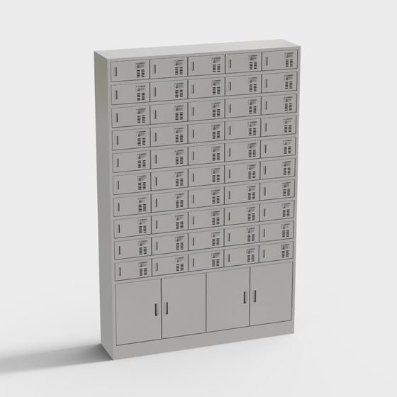 Urban Storage Locker 3D model for Modern Spaces