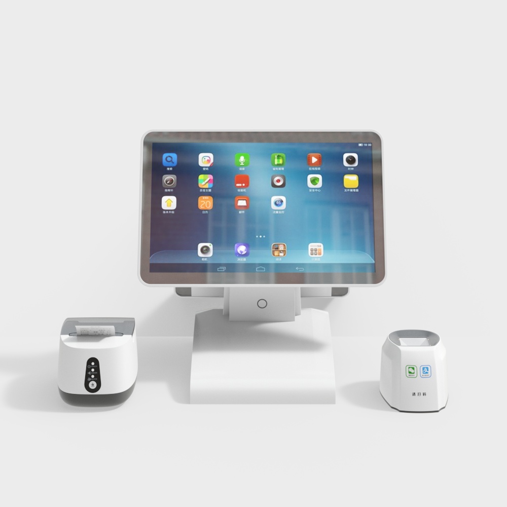 Modern electronic cashier equipment