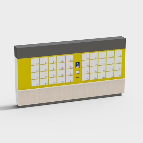 Stylish Periodic Table Display 3D model for Creative Projects