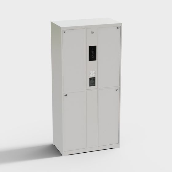 Smart Storage Cabinet 3D model