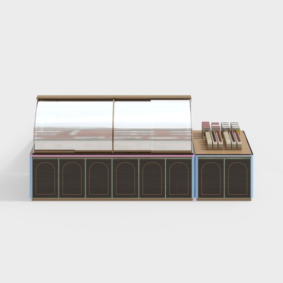 Unique Dessert Display Case 3D model