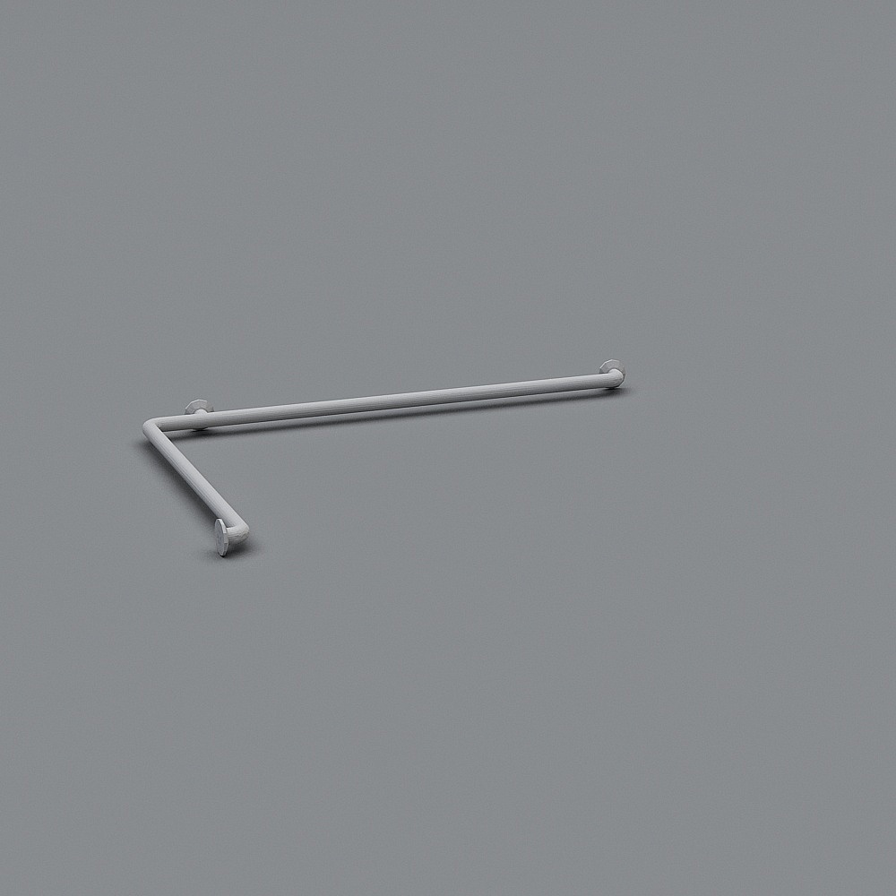Minimalist Bathroom Handrail 3D model