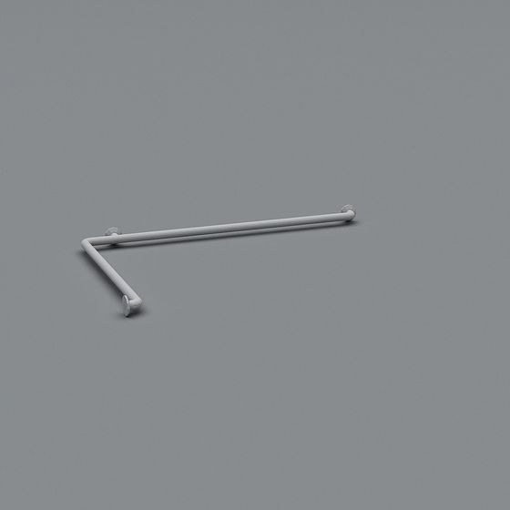 Chic Bathroom Handrail 3D model for Modern Interiors