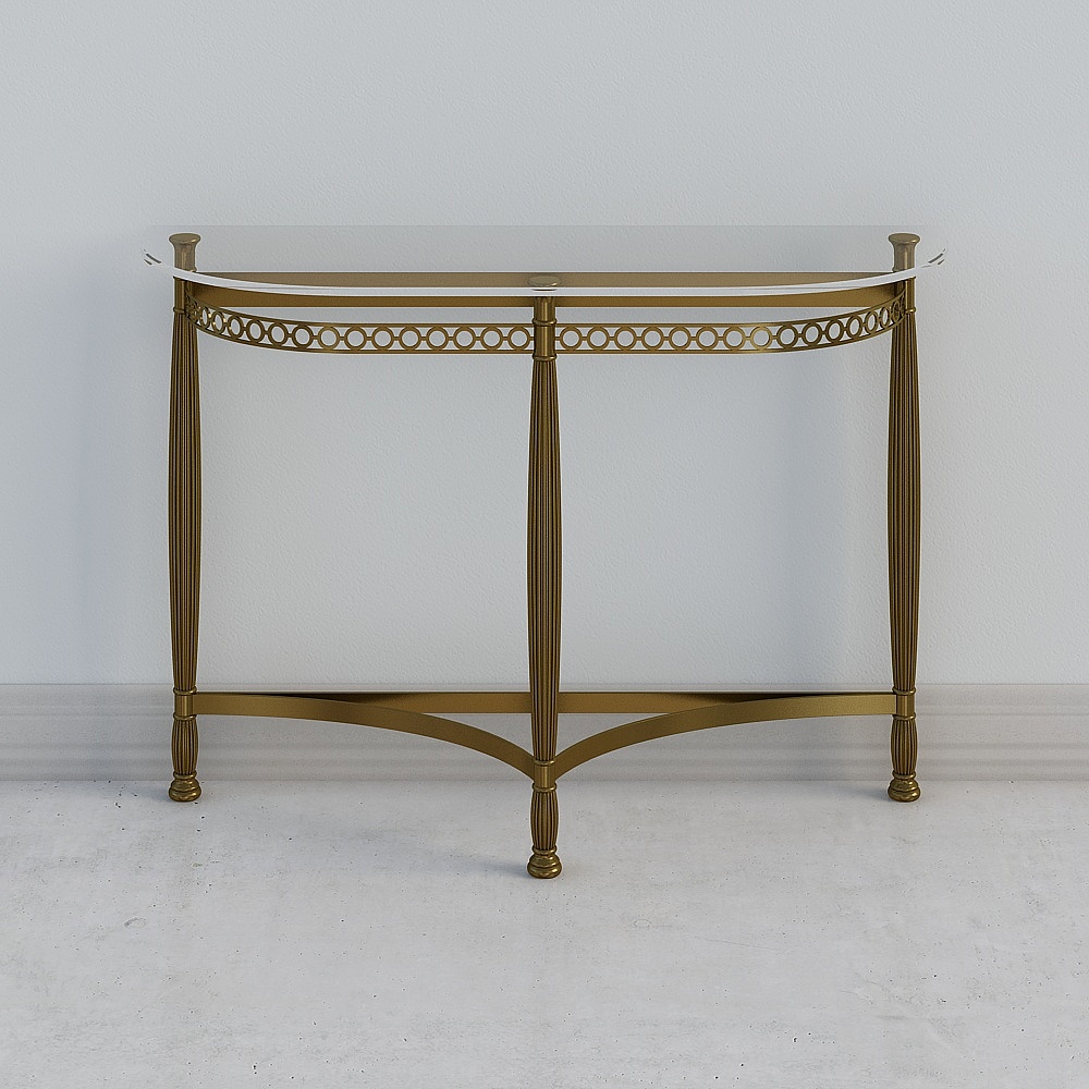Custom Brass Console