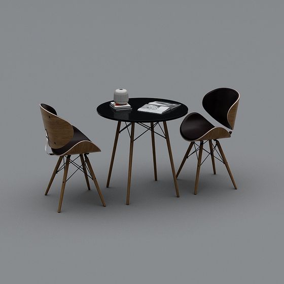 Tables et chaises modernes de loisirs