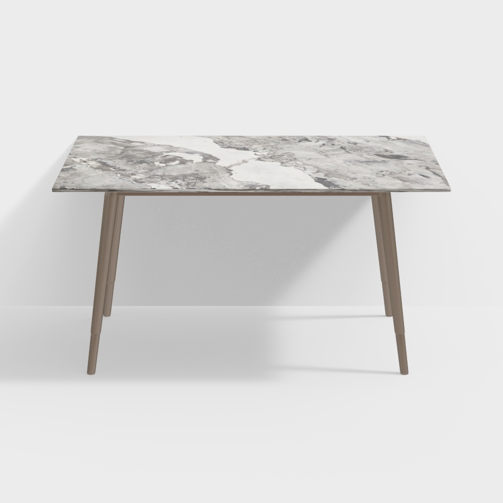 Mesa de comedor europea simple