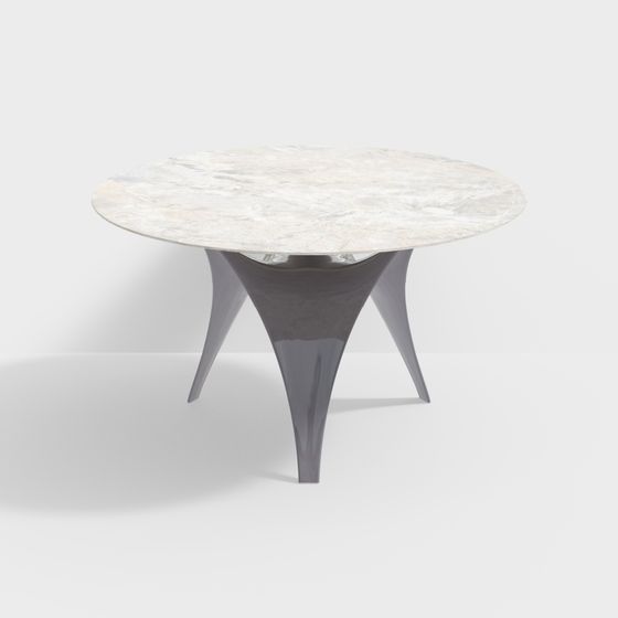 Flowing Light Round Table 3D model