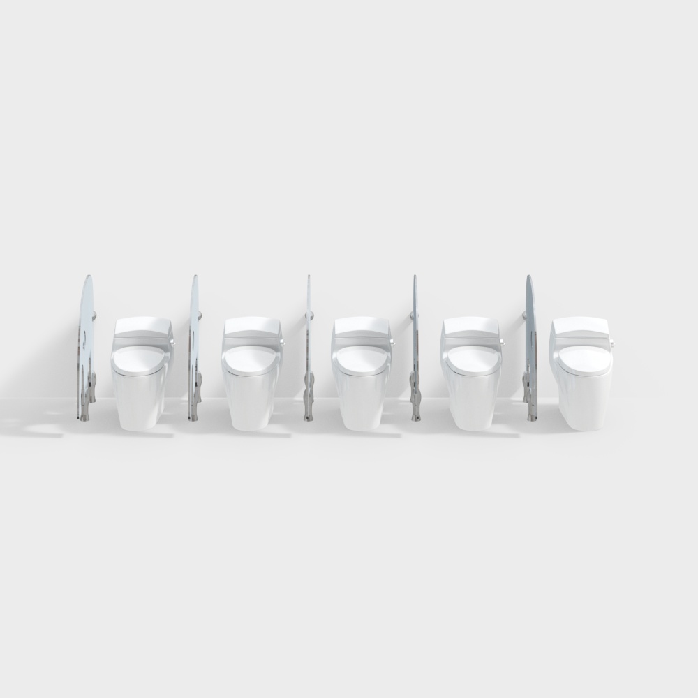 Urban Public Toilet 3D model