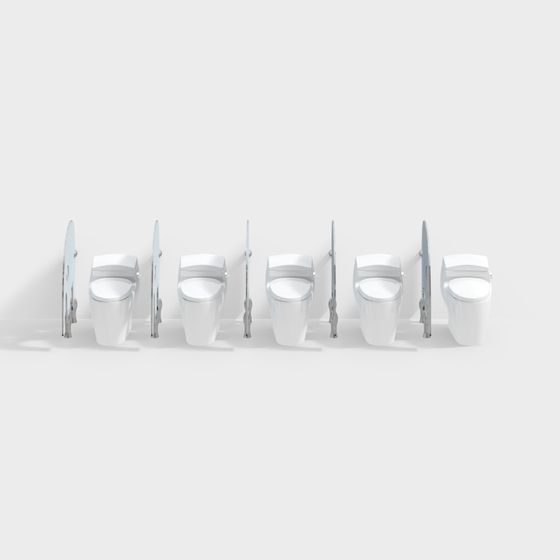 Urban Public Toilet 3D model