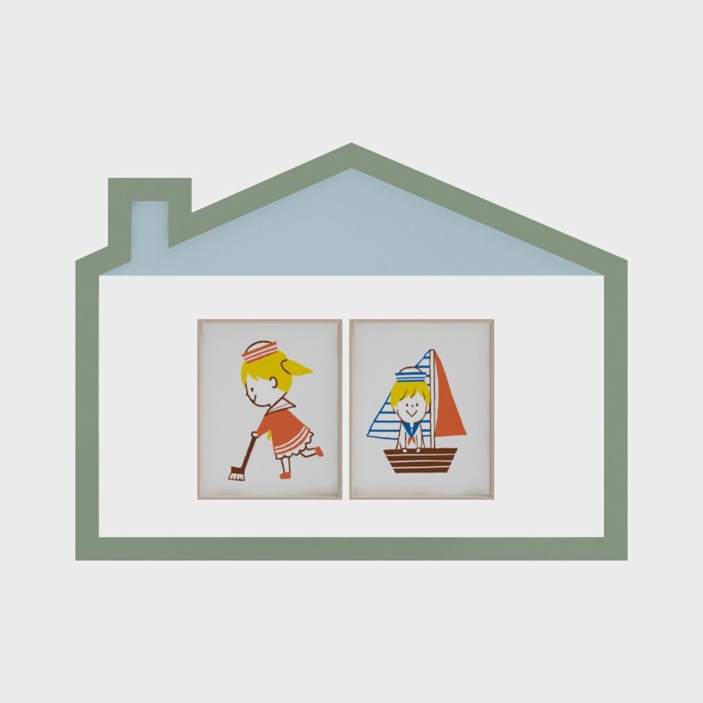 Vinilos de pared de jardín de infancia