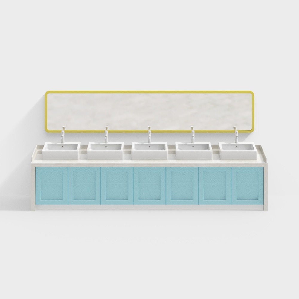 Kindergarten wash basin