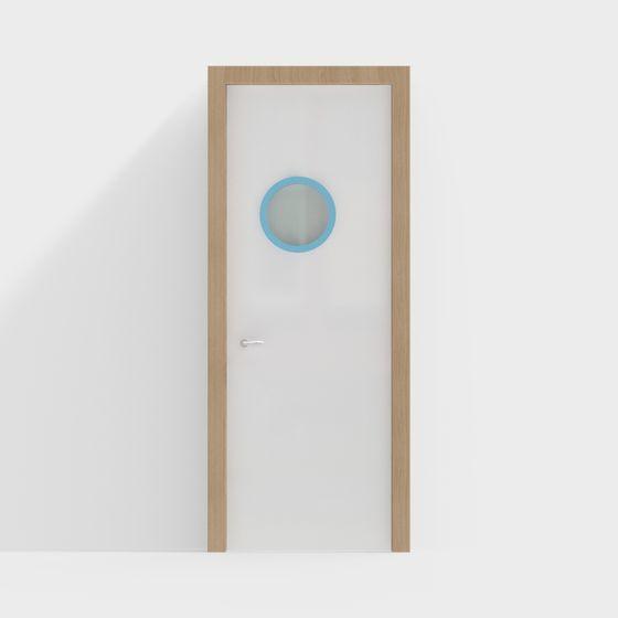 Peeping Window 3D model - Modern Minimalist Design