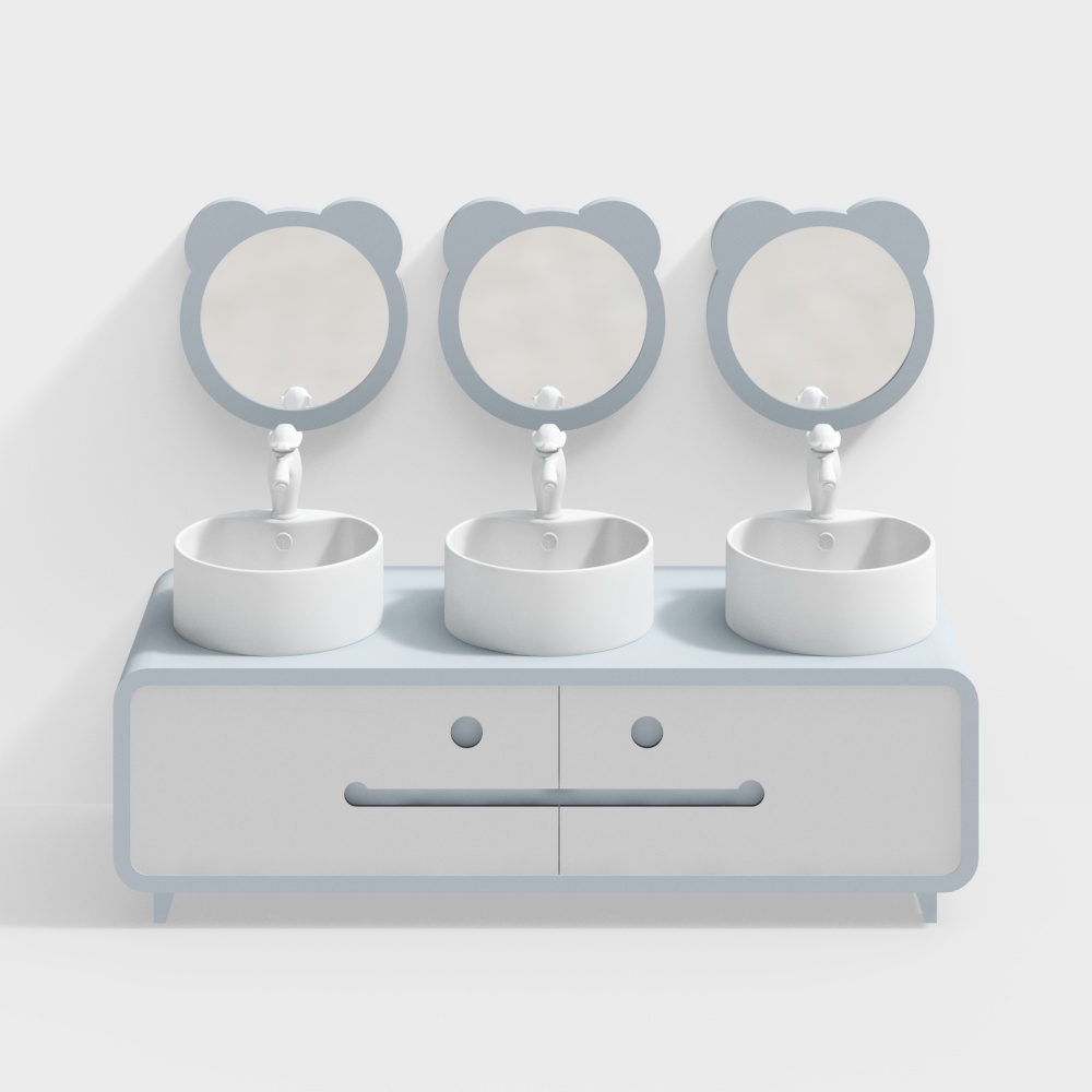 Kindergarten wash basin