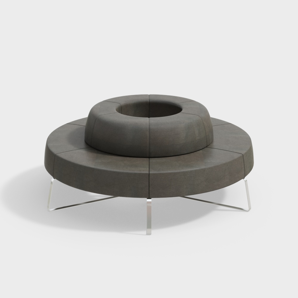 Special shaped sofa for office space