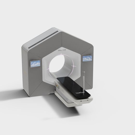 Halcyon CT Scanner 3D model for Medical Imaging