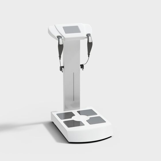 Smart Digital Scale 3D Model for Modern Applications