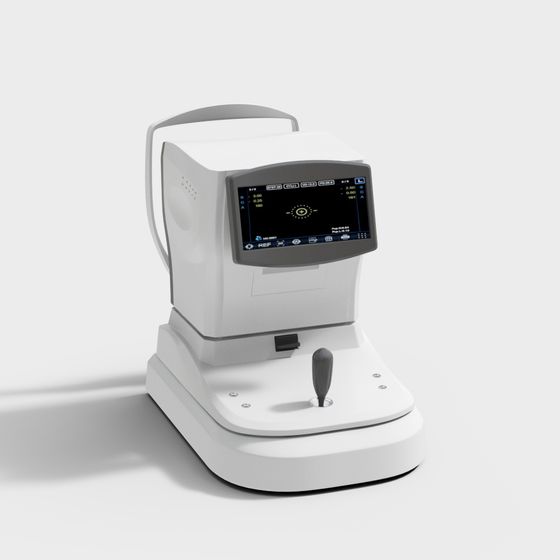 Realistic Eye Exam Machine 3D model