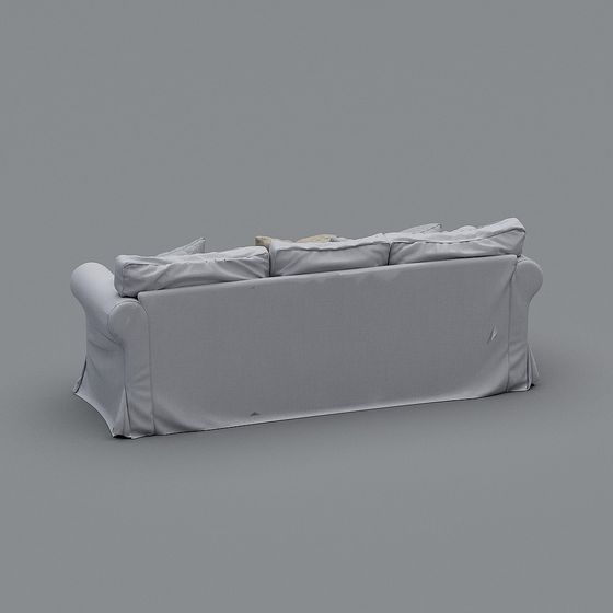 Elegant Low-Poly Sofas 3D model for Modern Interiors