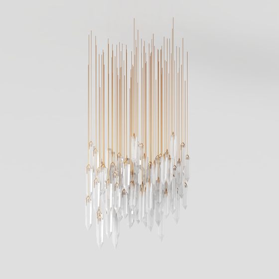 Crystal Rain 3D model for Modern Interiors