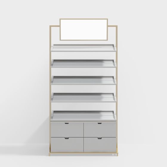 Urban Display Shelf 3D model