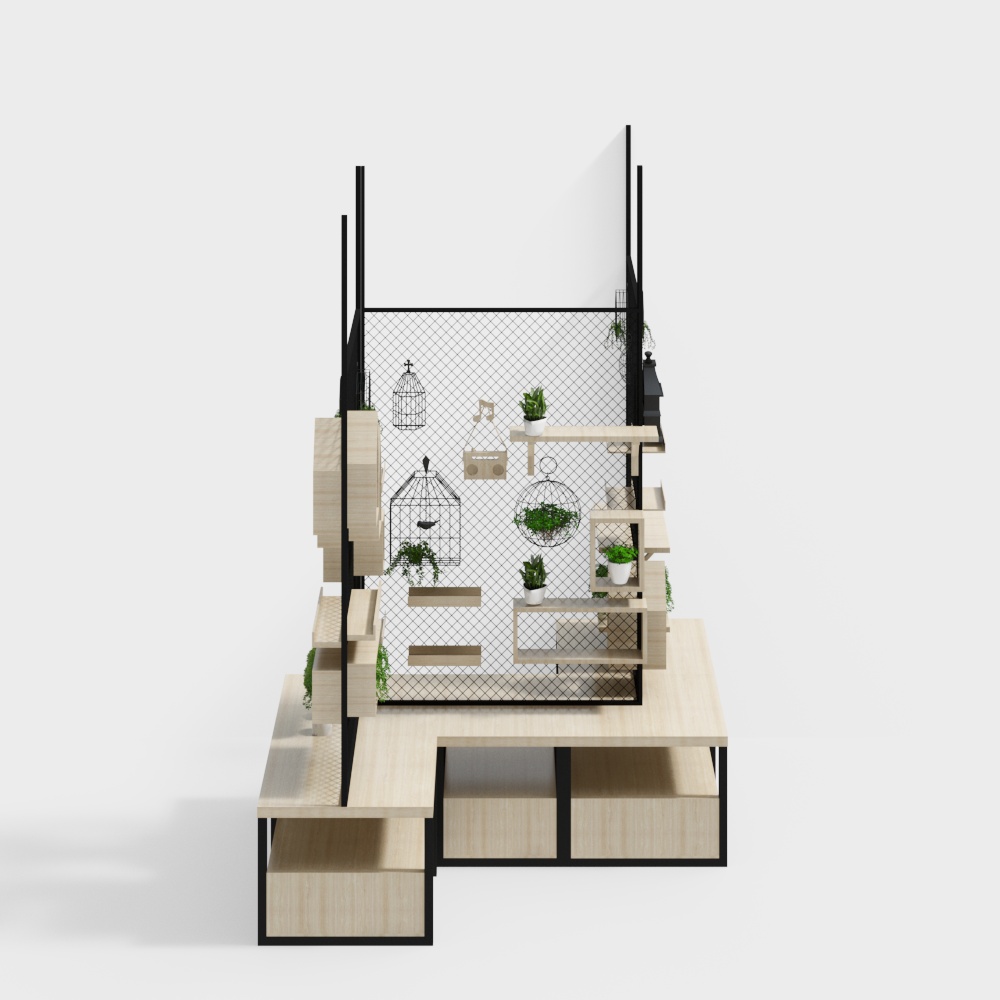 Minimalist Nature-Inspired 3D Model