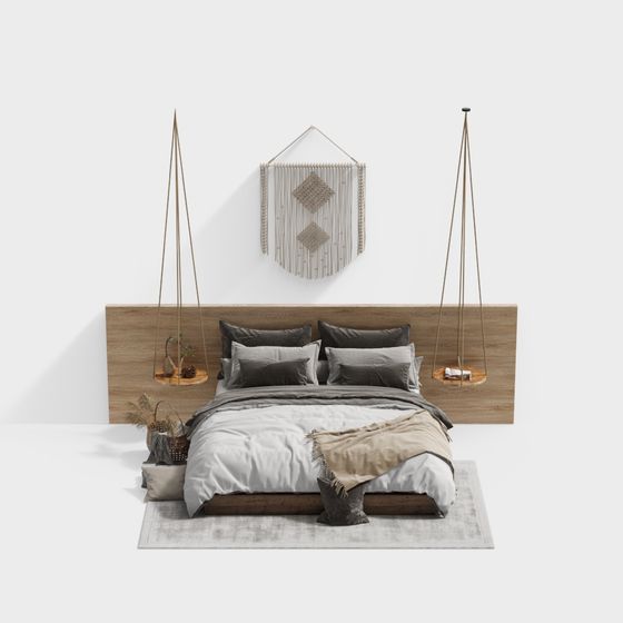 Forest Dream Bedroom 3D model