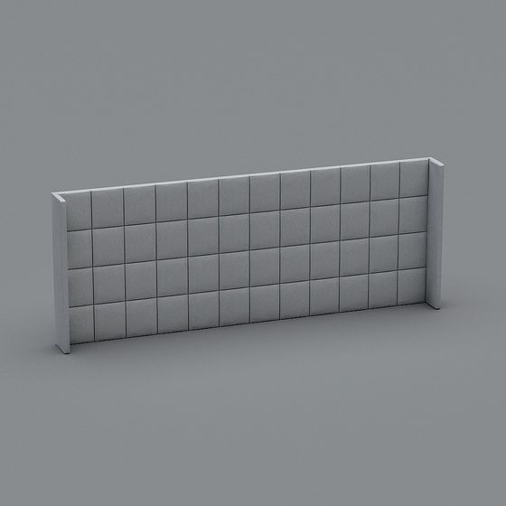 Urban Partition 3D model for Modern Spaces