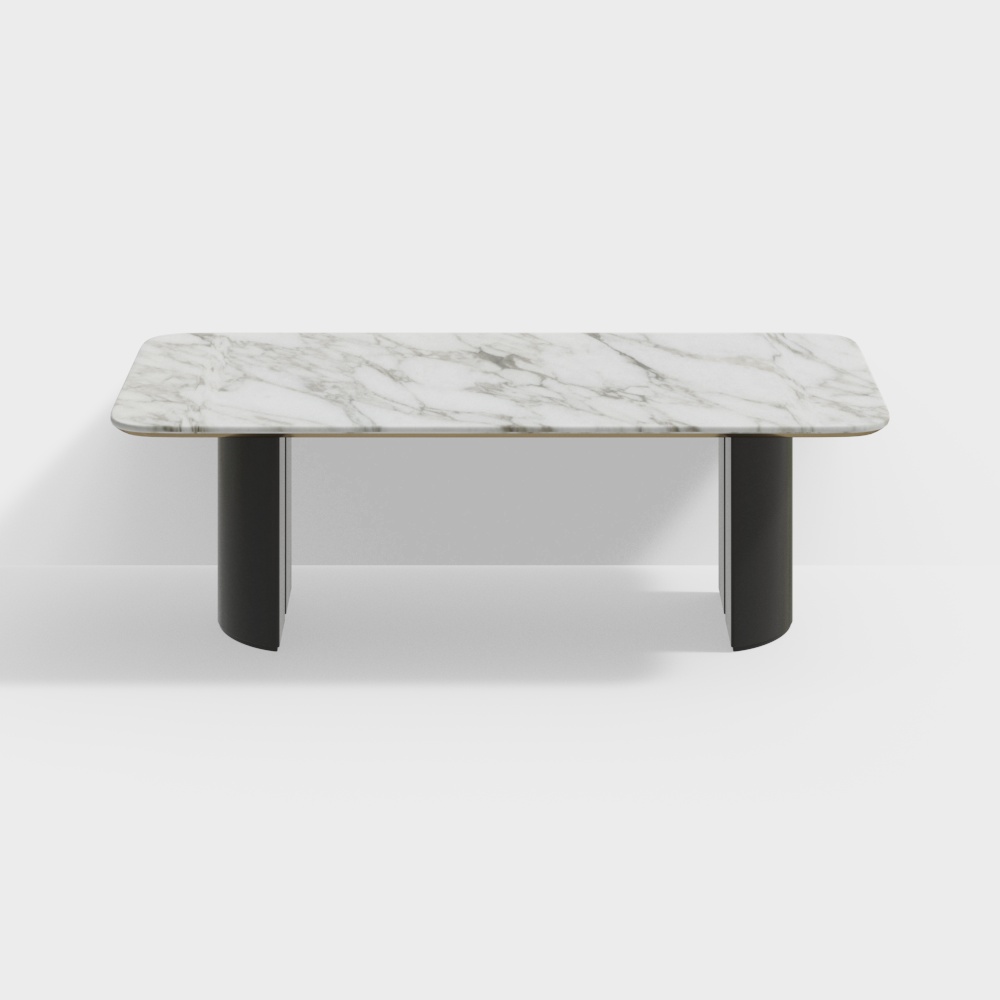 Einfacher europäischer Esstisch