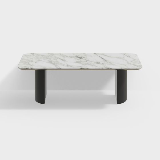 Einfacher europäischer Esstisch