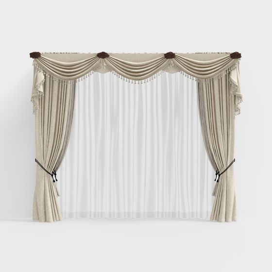 Royal Drapes 3D model
