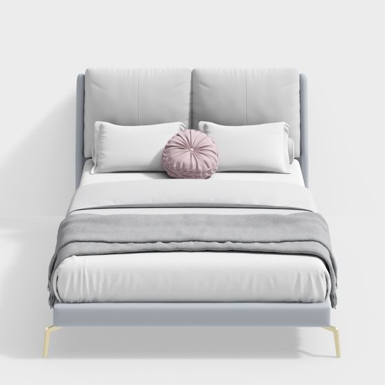 Urban Comfort 3D model - Modern Bed Design