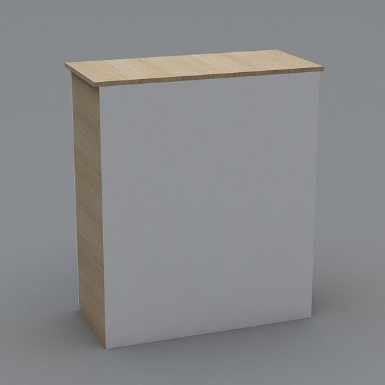 Minimalist Bar Counter 3D model
