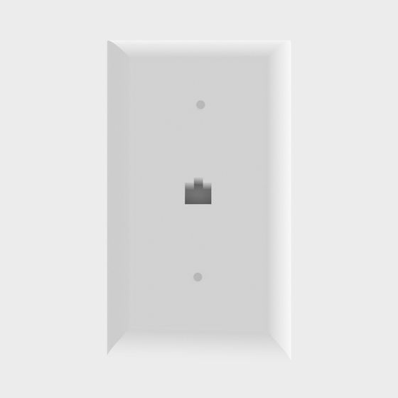 Minimalist Socket 3D model